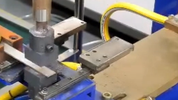 PDKJ standing spot welder Applied to the Electronics Industry - Welding Brass 4-