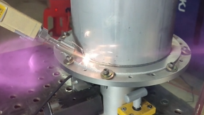 PDKJ Vertical intermediate frequency spot welder welding 1.5mm aluminum plate